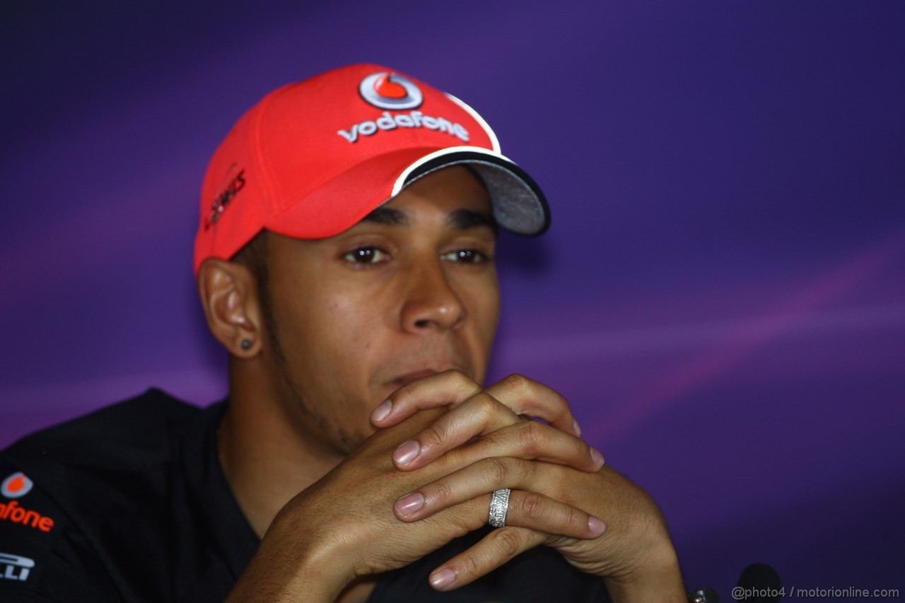 GP CINA, 14.04.2011- Conferenza Stampa, Lewis Hamilton (GBR), McLaren  Mercedes, MP4-26 