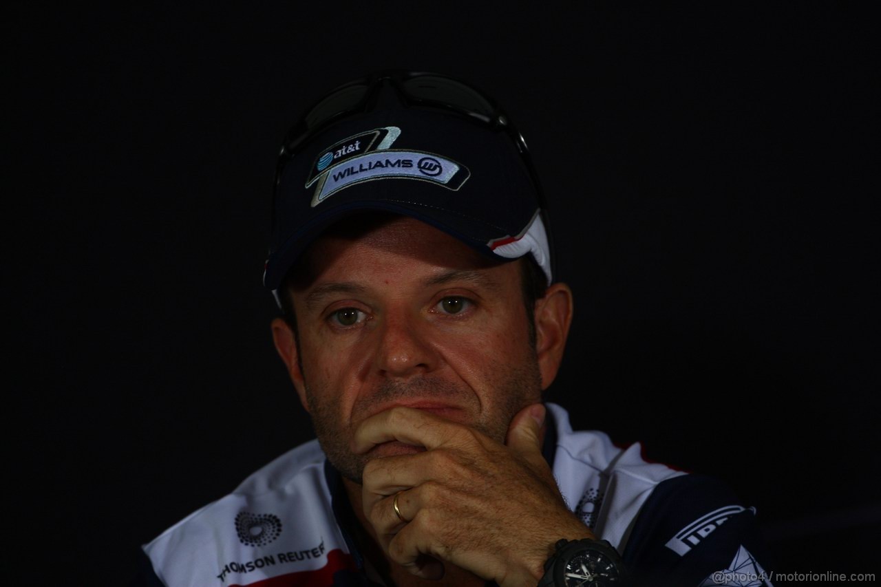 GP CINA, 14.04.2011- Conferenza Stampa, Rubens Barrichello (BRA), Williams FW33 