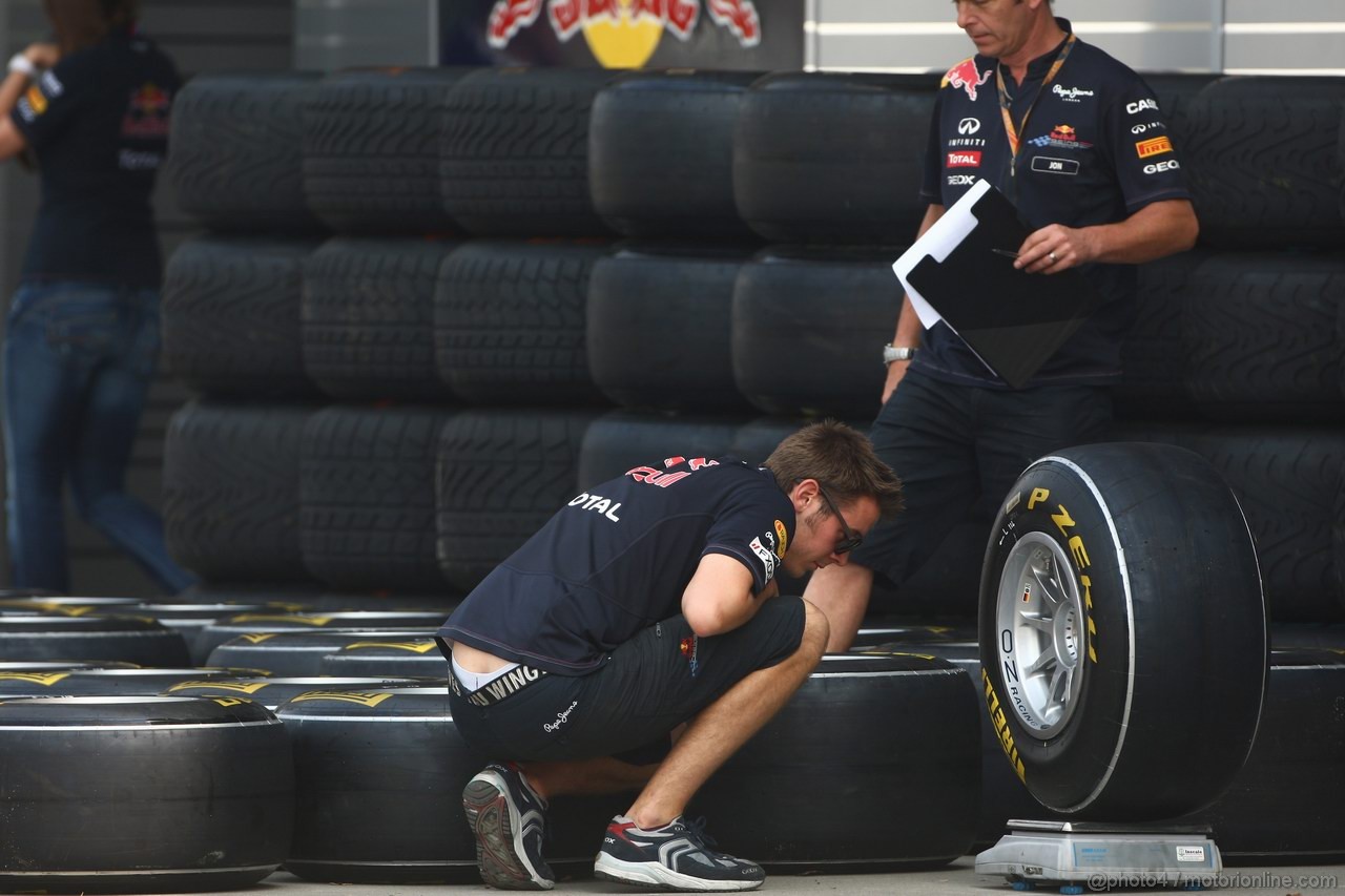 GP CINA, 14.04.2011- Tyres Pirelli 