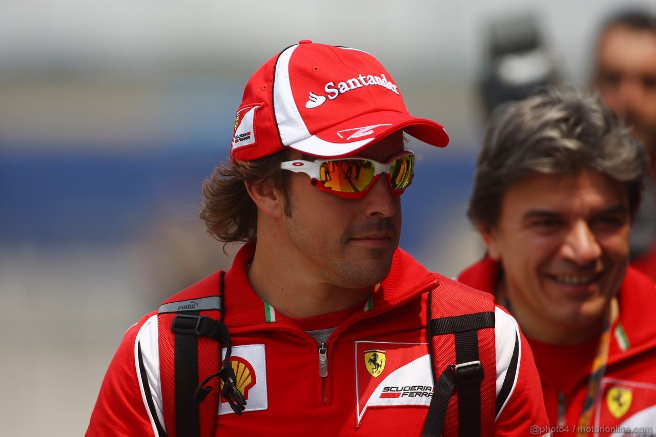 GP CINA, 14.04.2011- Fernando Alonso (ESP), Ferrari, F-150 Italia 