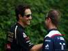 GP CINA, 14.04.2011- Bruno Senna (BRA), Test Driver, Lotus Renault GP R31 e Rubens Barrichello (BRA), Williams FW33 