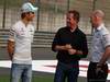 GP CINA, 14.04.2011- Nico Rosberg (GER), Mercedes GP Petronas F1 Team, MGP W02 e Martin Brundel