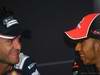GP CINA, 14.04.2011- Conferenza Stampa, Rubens Barrichello (BRA), Williams FW33 e Lewis Hamilton (GBR), McLaren  Mercedes, MP4-26 