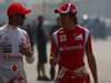 GP CINA, 14.04.2011- Lewis Hamilton (GBR), McLaren  Mercedes, MP4-26 e Fernando Alonso (ESP), Ferrari, F-150 Italia 