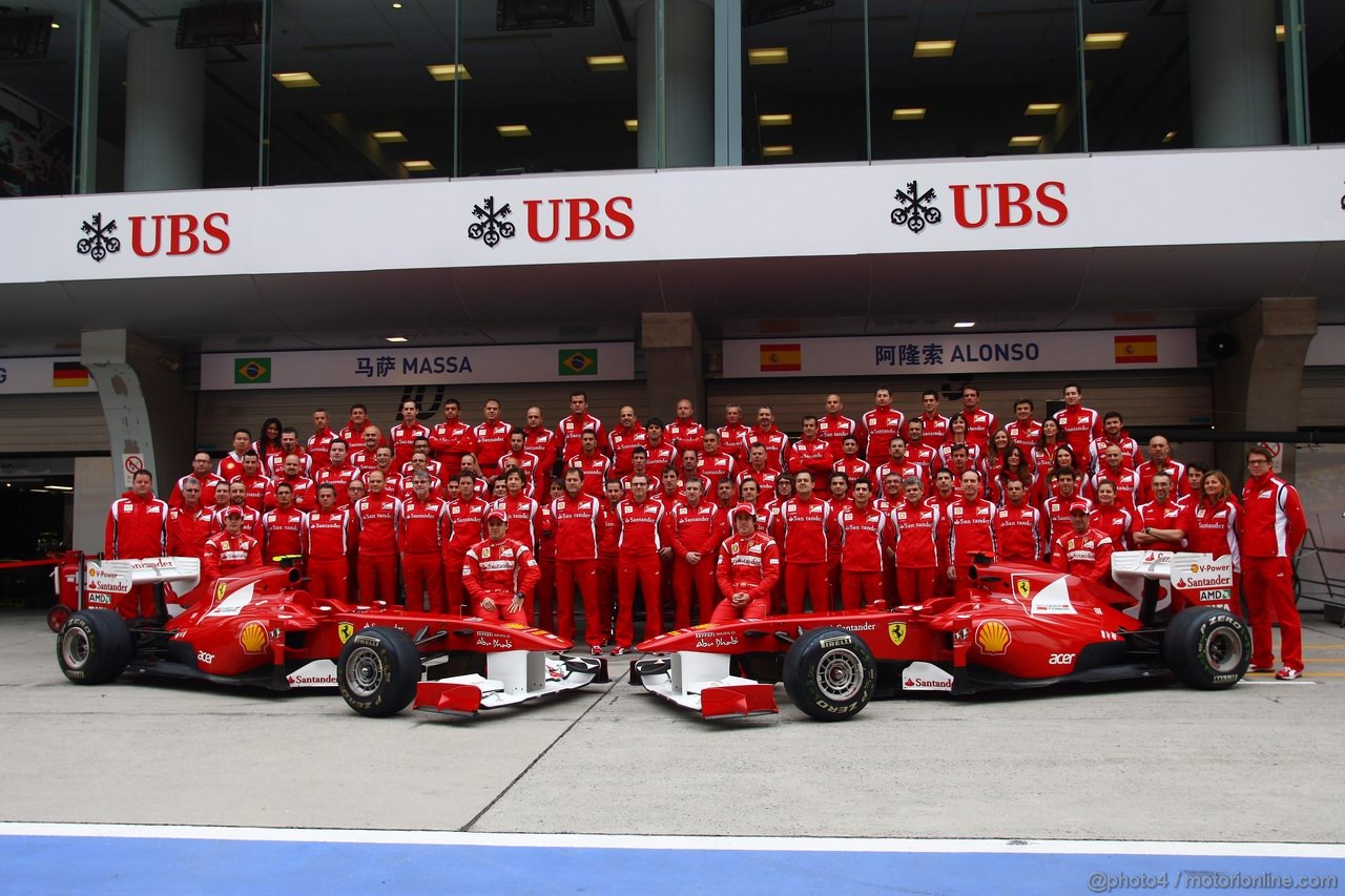 GP CINA, 16.04.2011- Ferrari photo team