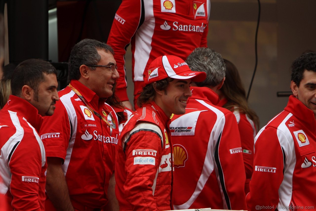 GP CINA, 16.04.2011- Fernando Alonso (ESP), Ferrari, F-150 Italia 
