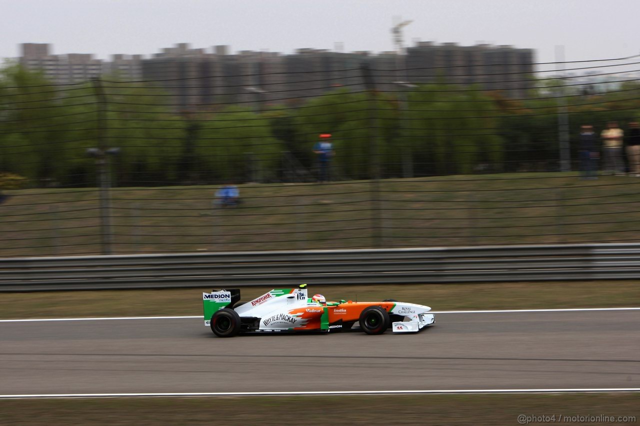 GP CINA, 16.04.2011- Prove Libere 3, Sabato, Paul di Resta (GBR) Force India VJM04