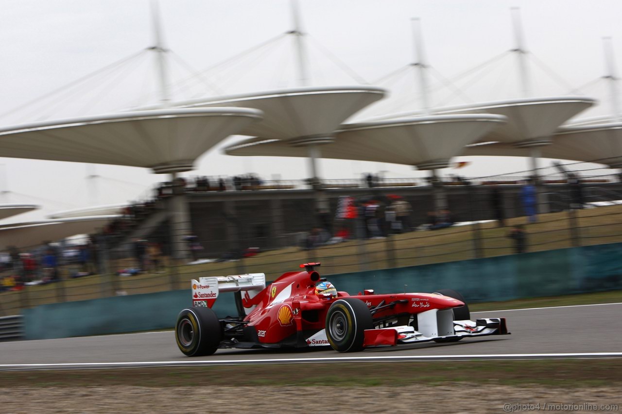 GP CINA, 16.04.2011- Prove Libere 3, Sabato, Fernando Alonso (ESP), Ferrari, F-150 Italia 