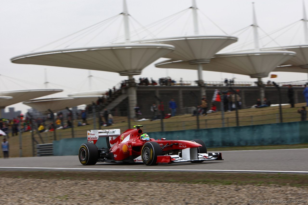 GP CINA, 16.04.2011- Prove Libere 3, Sabato, Felipe Massa (BRA), Ferrari, F-150 Italia 
