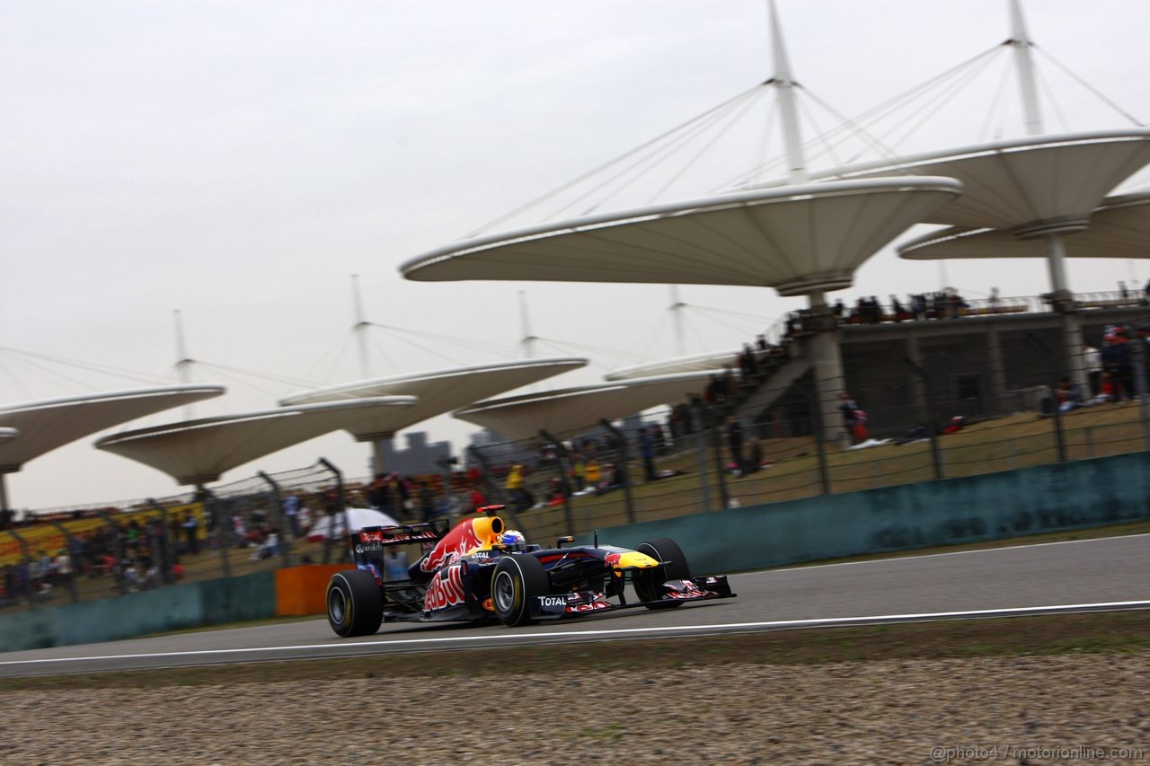 GP CINA, 16.04.2011- Prove Libere 3, Sabato, Sebastian Vettel (GER), Red Bull Racing, RB7 