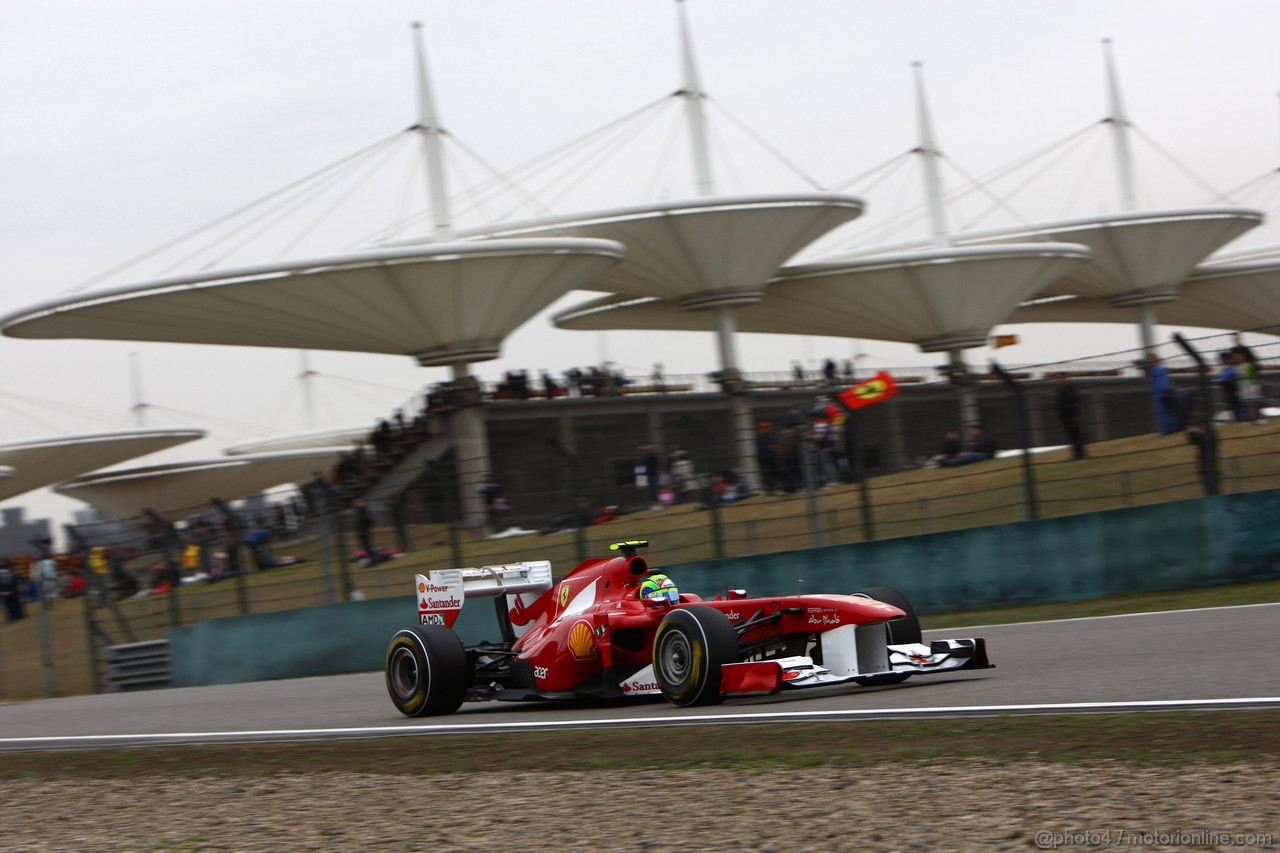 GP CINA, 16.04.2011- Prove Libere 3, Sabato, Felipe Massa (BRA), Ferrari, F-150 Italia 
