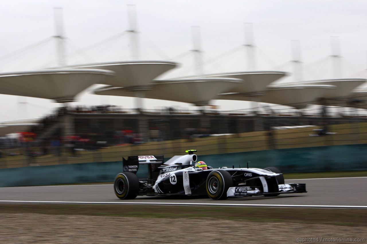 GP CINA, 16.04.2011- Prove Libere 3, Sabato, Pastor Maldonado (VEN), Williams FW33 