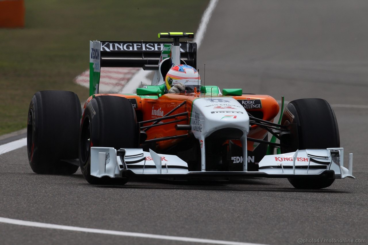 GP CINA, 16.04.2011- Prove Libere 3, Sabato, Paul di Resta (GBR) Force India VJM04 