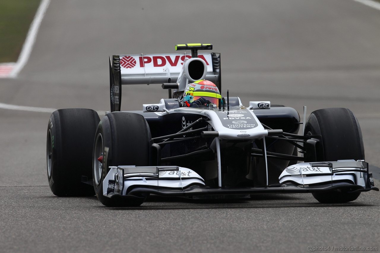 GP CINA, 16.04.2011- Saturday, Pastor Maldonado (VEN), Williams FW33
