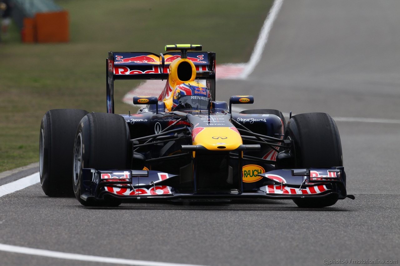 GP CINA, 16.04.2011- Saturday, Mark Webber (AUS), Red Bull Racing, RB7 