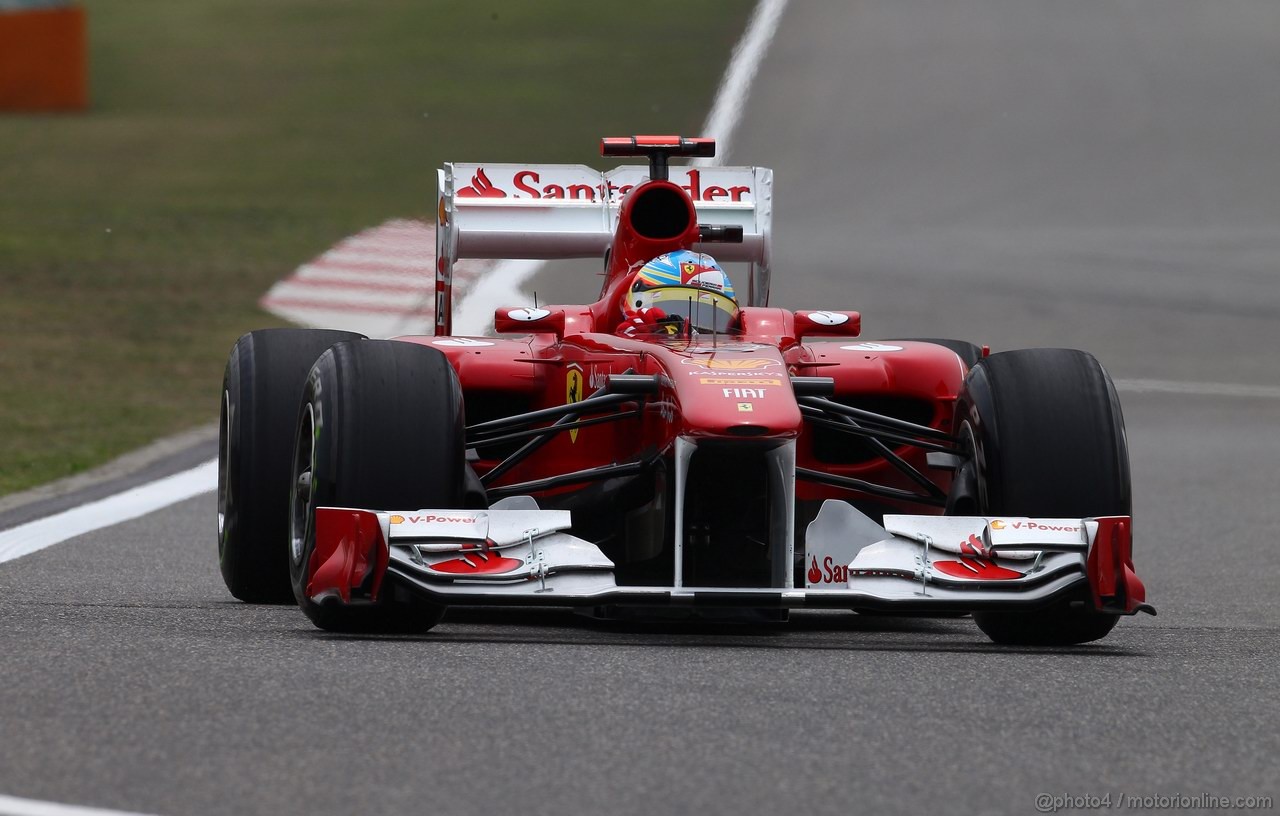 GP CINA, 16.04.2011- Saturday, Fernando Alonso (ESP), Ferrari, F-150 Italia