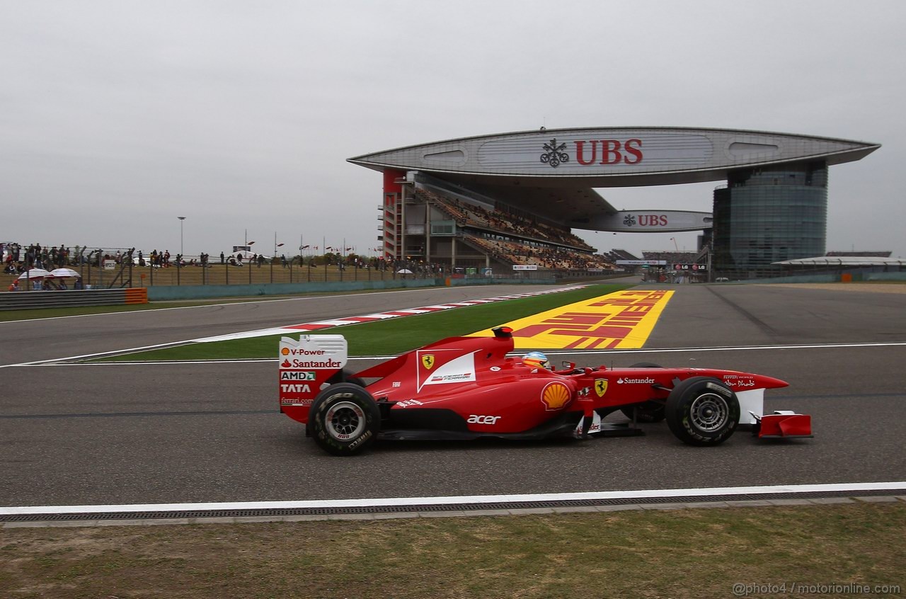 GP CINA, 16.04.2011- Saturday, Fernando Alonso (ESP), Ferrari, F-150 Italia 