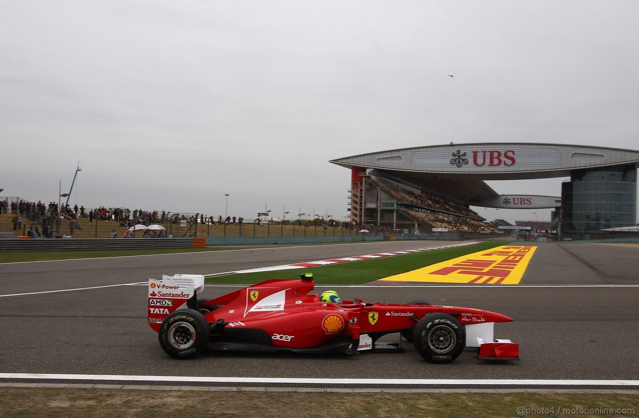 GP CINA, 16.04.2011- Saturday, Felipe Massa (BRA), Ferrari, F-150 Italia 