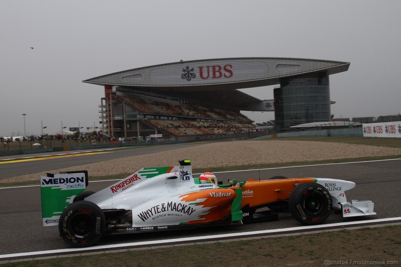 GP CINA, 16.04.2011- Saturday, Paul di Resta (GBR) Force India VJM04