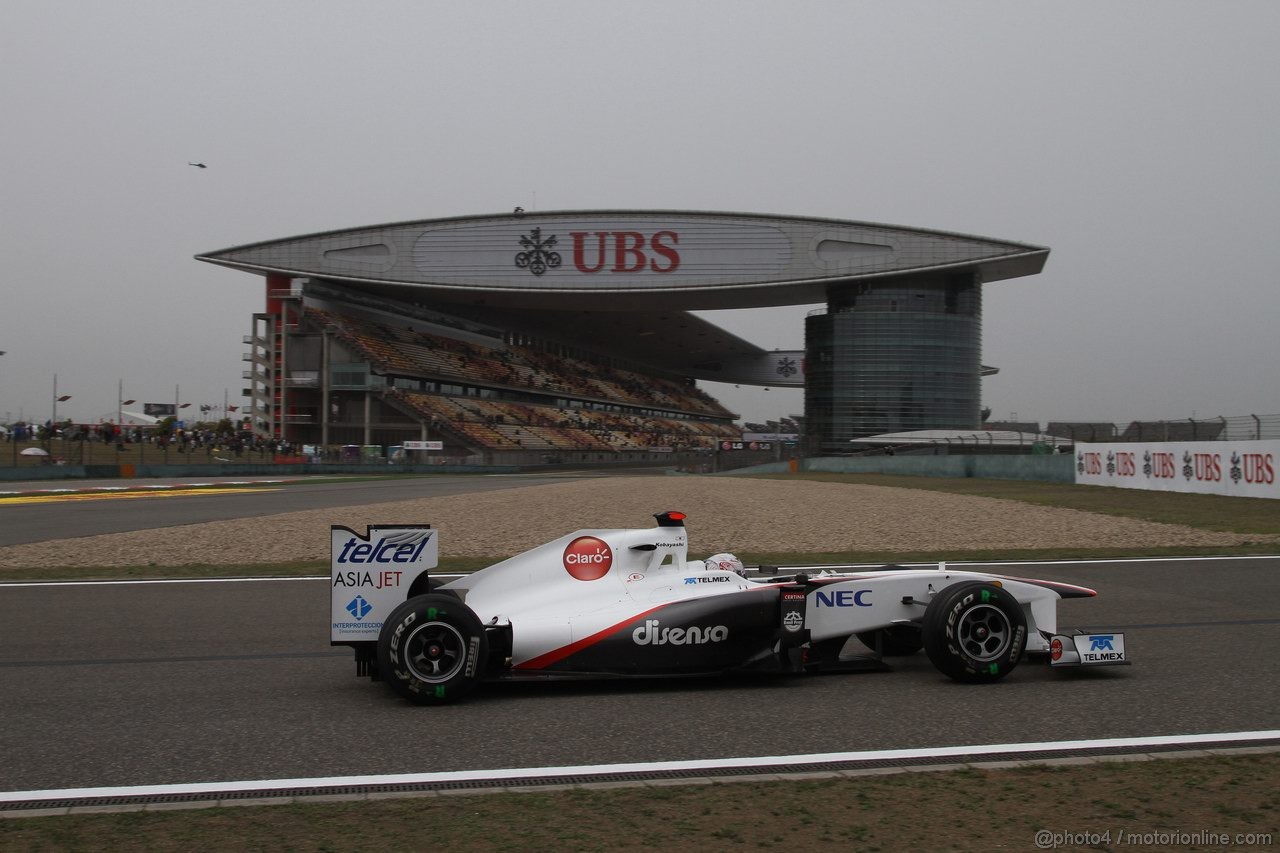GP CINA, 16.04.2011- Saturday, Kamui Kobayashi (JAP), Sauber F1 Team C30 