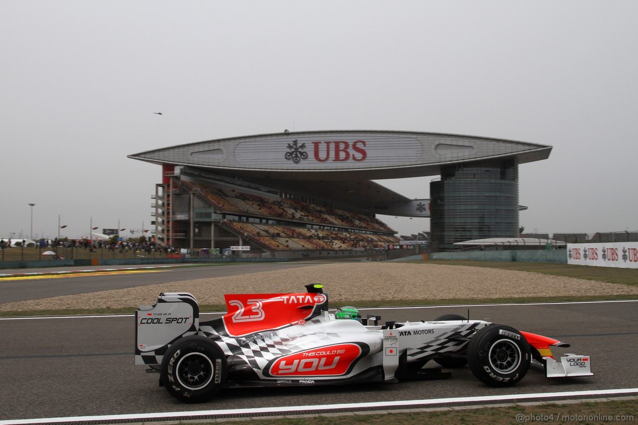 GP CINA, 16.04.2011- Saturday, Vitantonio Liuzzi (ITA), Hispania Racing F1 Team, HRT  