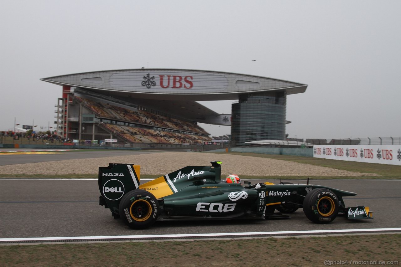 GP CINA, 16.04.2011- Saturday, Jarno Trulli (ITA), Team Lotus, TL11 