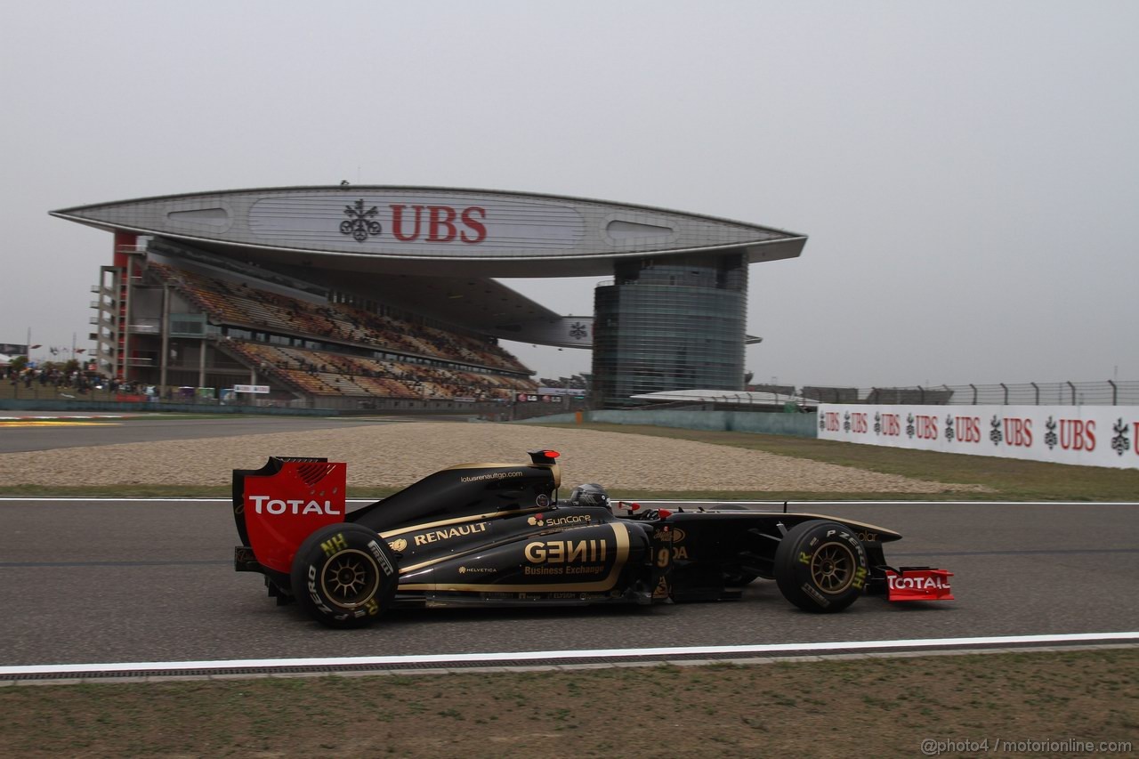GP CINA, 16.04.2011- Saturday, Nick Heidfeld (GER) Lotus Renault GP R31  