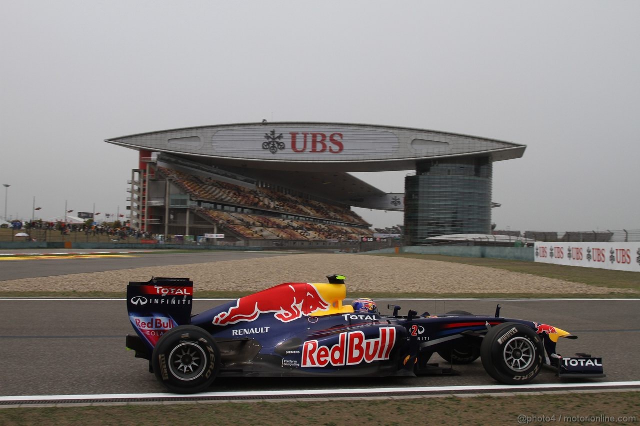 GP CINA, 16.04.2011- Saturday, Mark Webber (AUS), Red Bull Racing, RB7