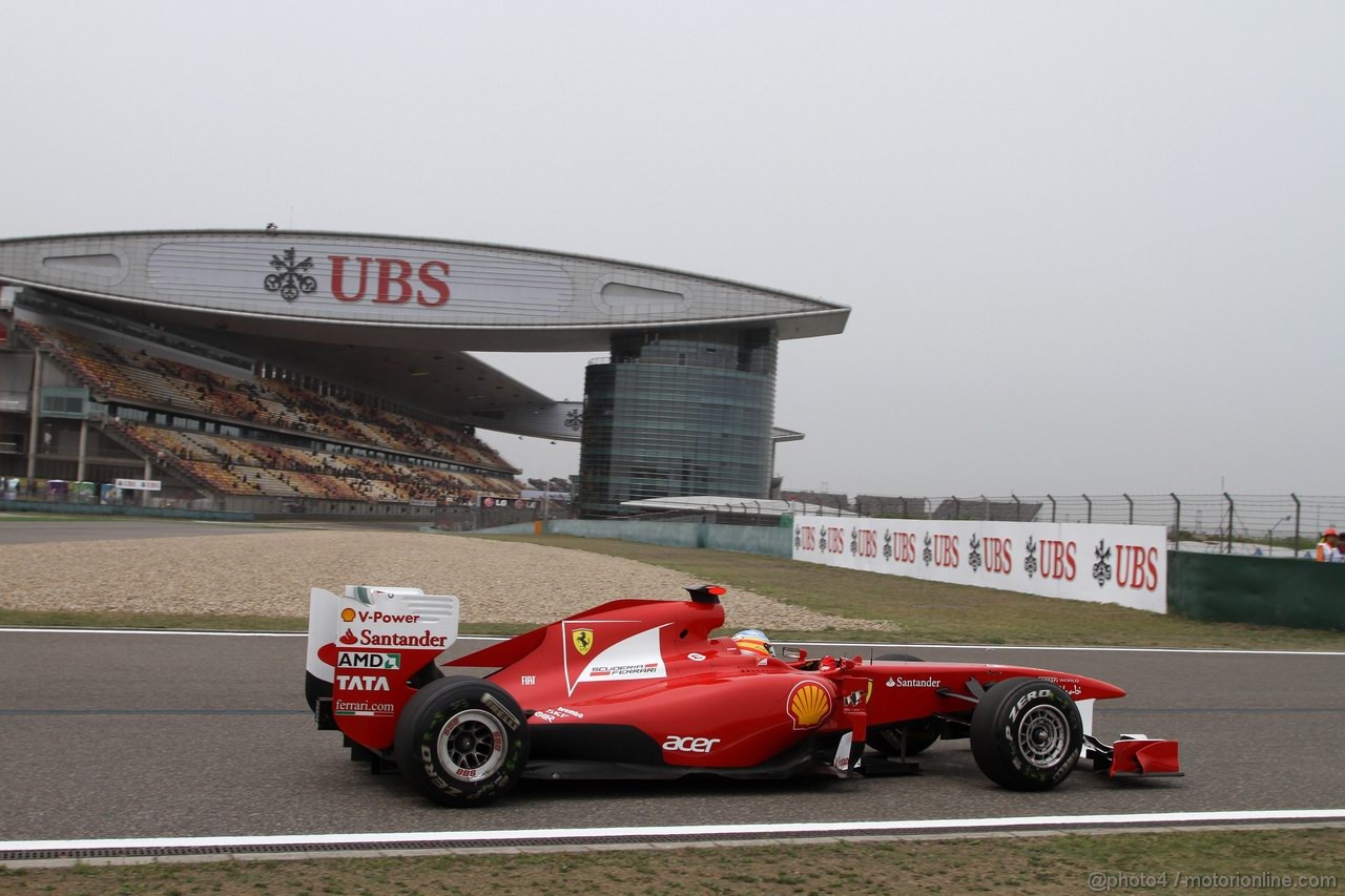 GP CINA, 16.04.2011- Saturday, Fernando Alonso (ESP), Ferrari, F-150 Italia 