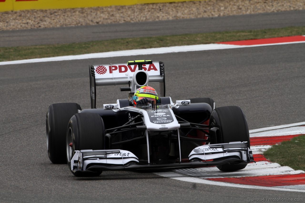 GP CINA, 16.04.2011- Saturday, Pastor Maldonado (VEN), Williams FW33