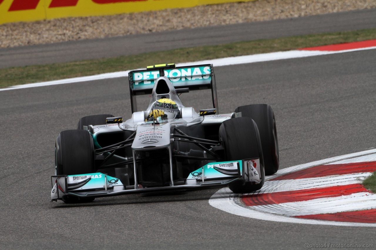 GP CINA, 16.04.2011- Saturday, Nico Rosberg (GER), Mercedes GP Petronas F1 Team, MGP W02