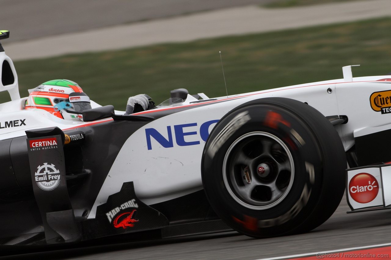 GP CINA, 16.04.2011- Saturday, Sergio Pérez (MEX), Sauber F1 Team C30