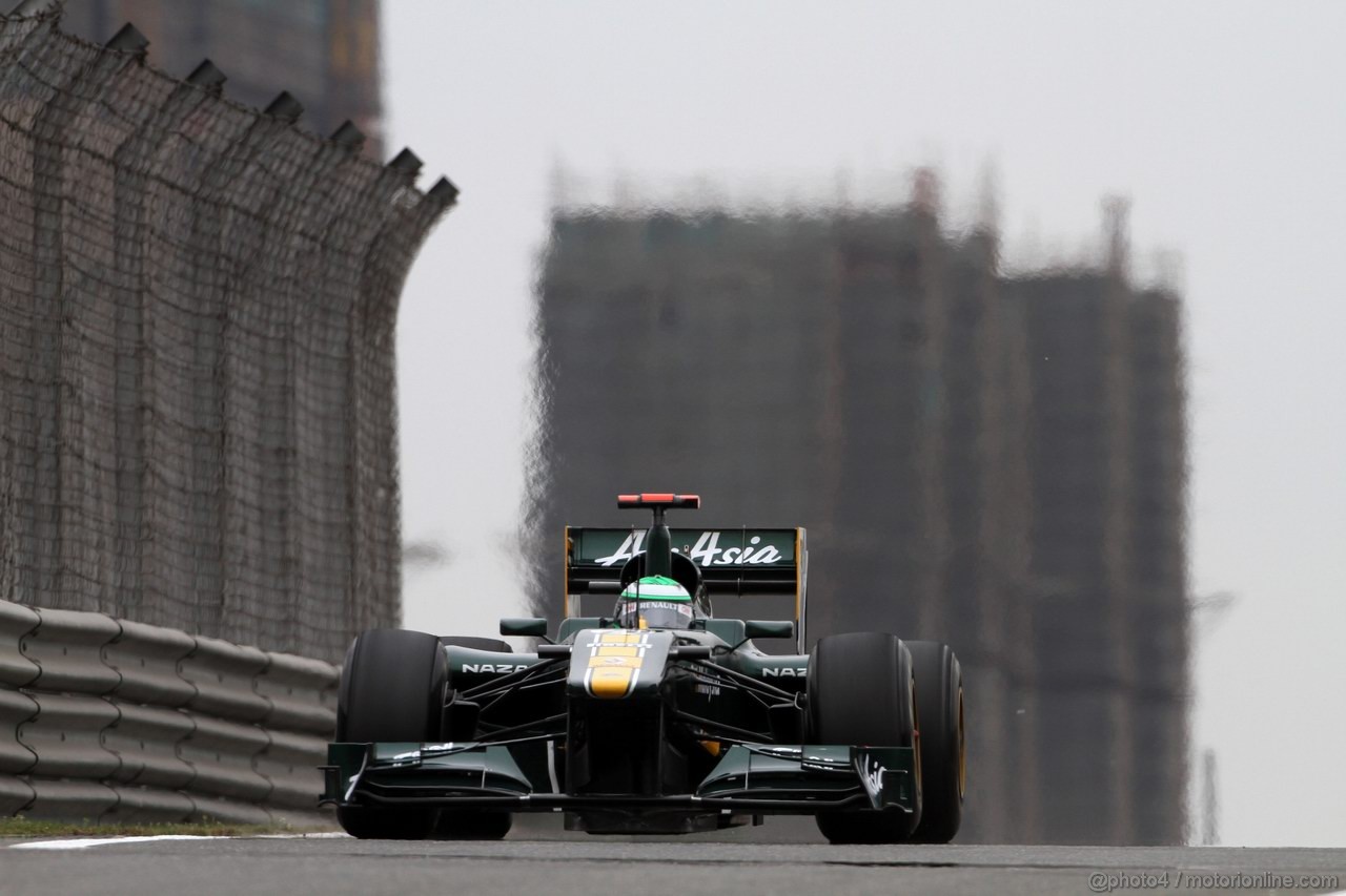 GP CINA, 16.04.2011- Saturday, Heikki Kovalainen (FIN), Team Lotus, TL11 