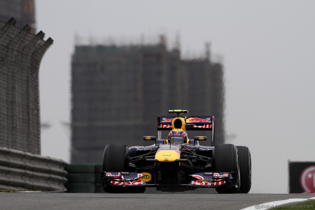 GP CINA, 16.04.2011- Saturday, Mark Webber (AUS), Red Bull Racing, RB7 
