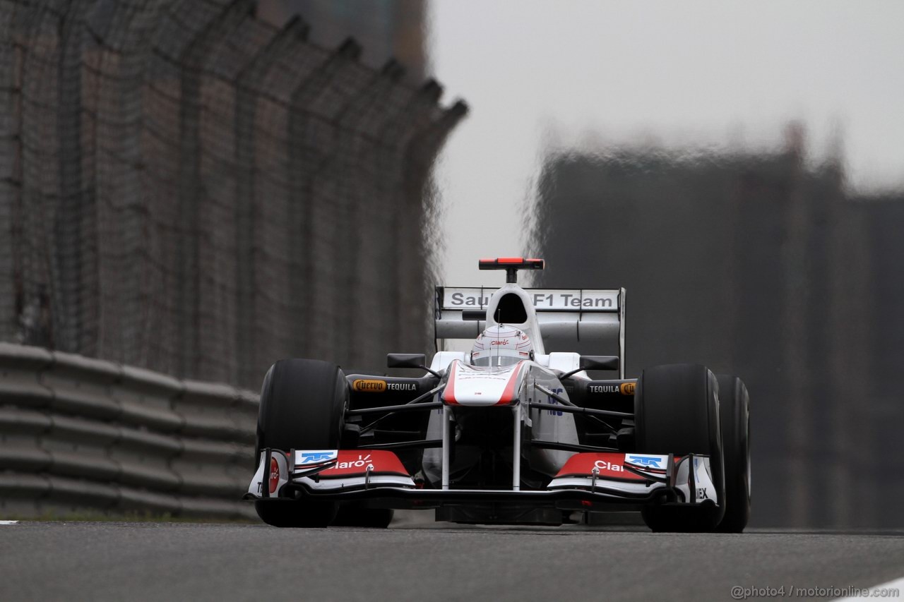 GP CINA, 16.04.2011- Prove Libere 3, Sabato, Kamui Kobayashi (JAP), Sauber F1 Team C30 
