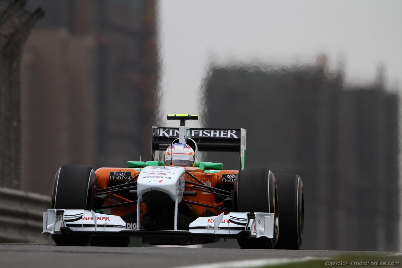 GP CINA, 16.04.2011- Prove Libere 3, Sabato, Paul di Resta (GBR) Force India VJM04 