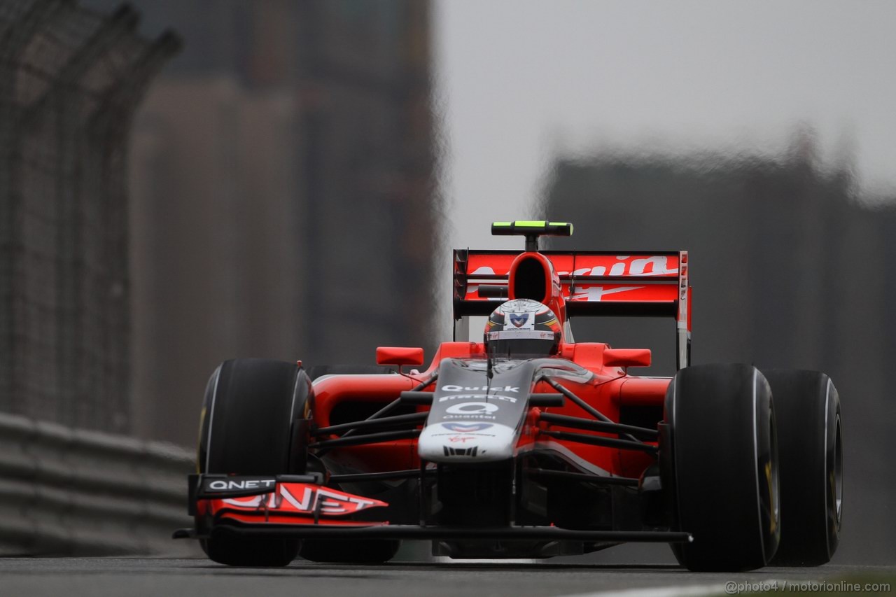 GP CINA, 16.04.2011- Prove Libere 3, Sabato, Jerome D'Ambrosio (BEL), Marussia Virgin Racing VR-02 