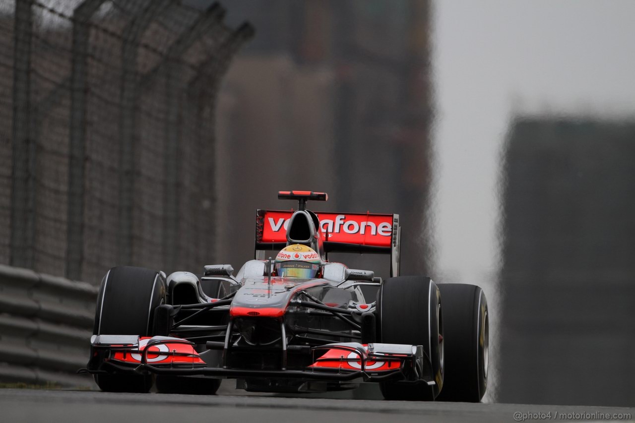 GP CINA, 16.04.2011- Prove Libere 3, Sabato, Lewis Hamilton (GBR), McLaren  Mercedes, MP4-26 
