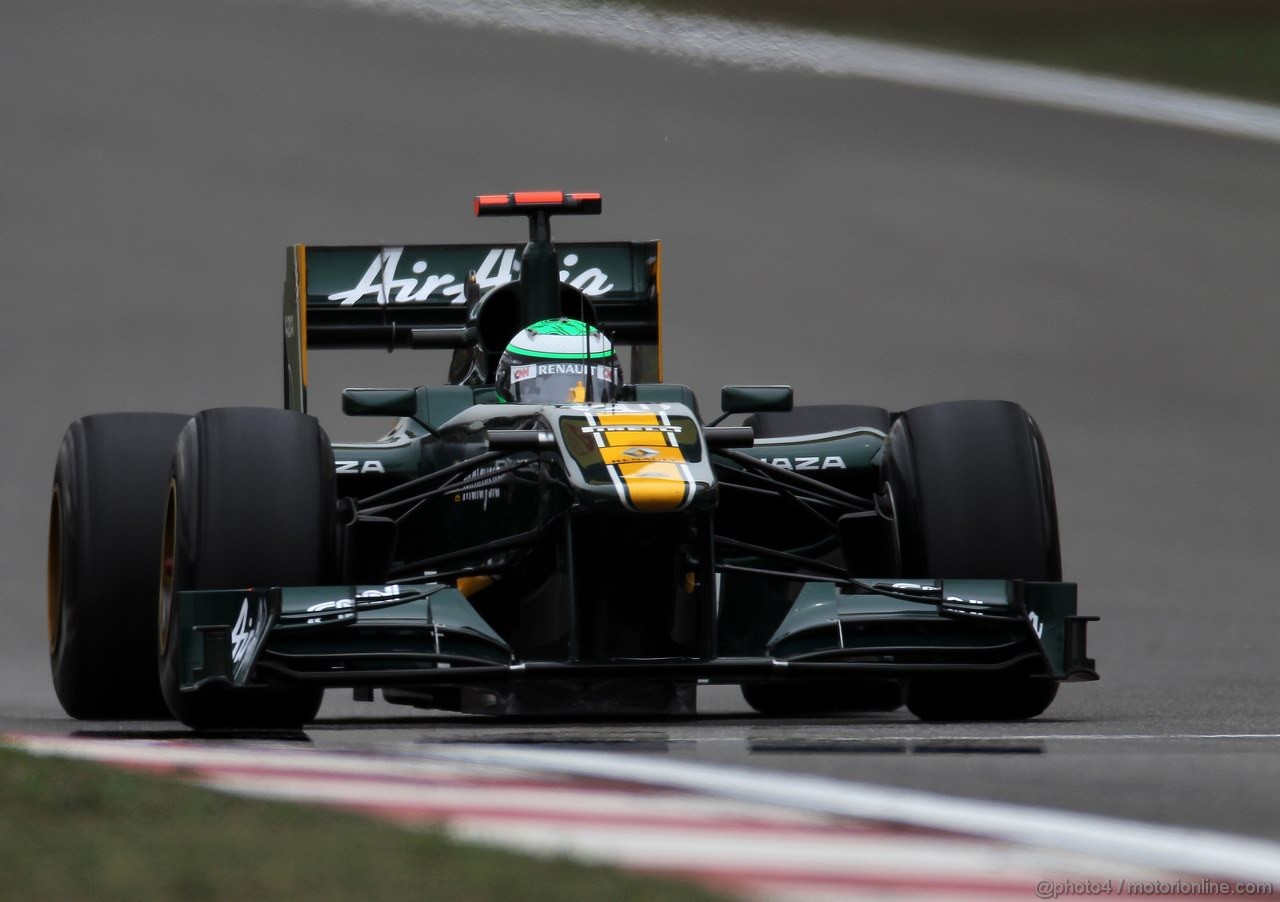 GP CINA, 16.04.2011- Prove Libere 3, Sabato, Heikki Kovalainen (FIN), Team Lotus, TL11