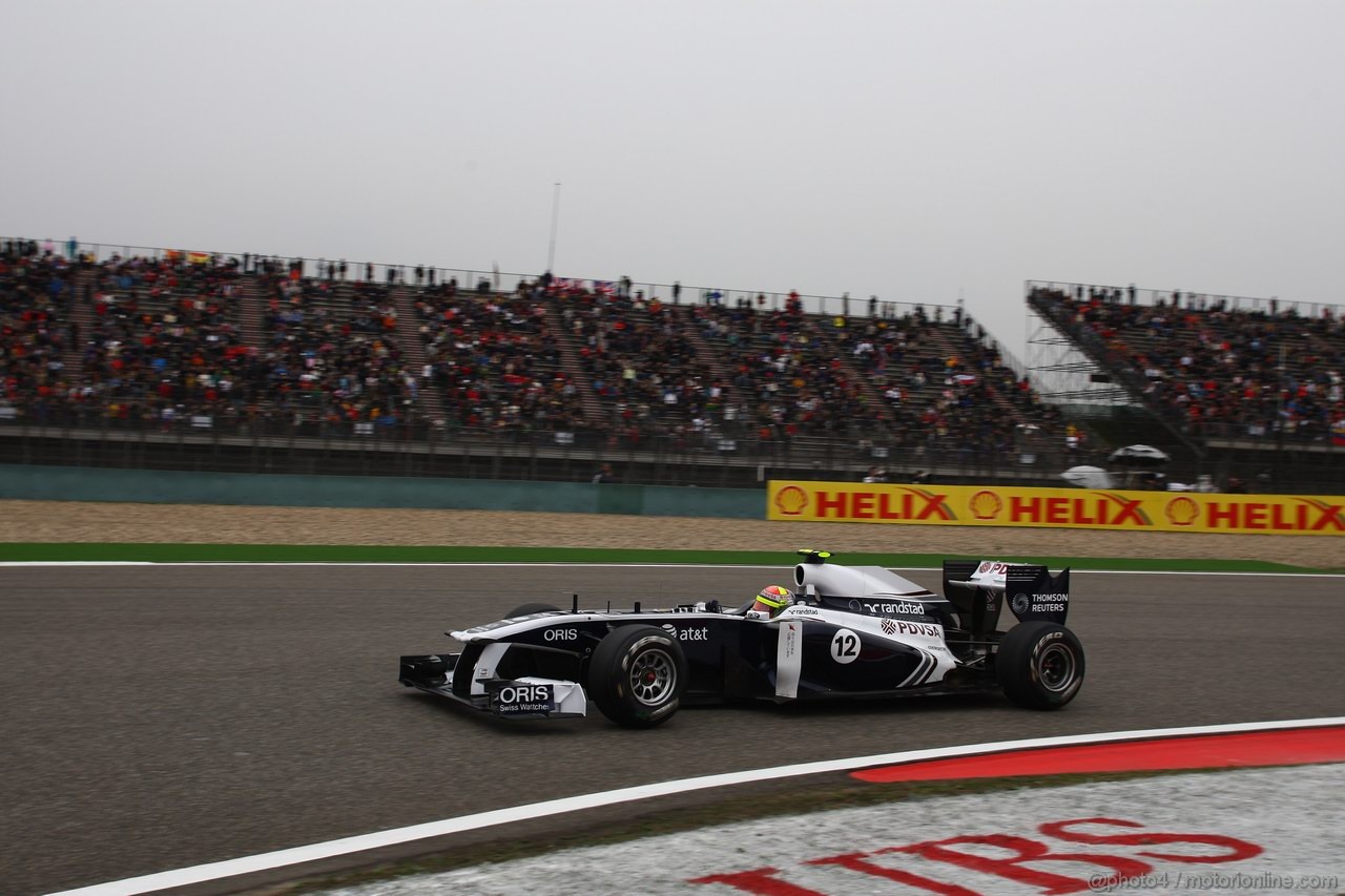 GP CINA, 16.04.2011- Qualifiche, Pastor Maldonado (VEN), Williams FW33