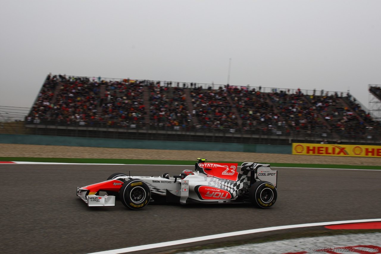 GP CINA, 16.04.2011- Qualifiche, Vitantonio Liuzzi (ITA), Hispania Racing F1 Team, HRT  