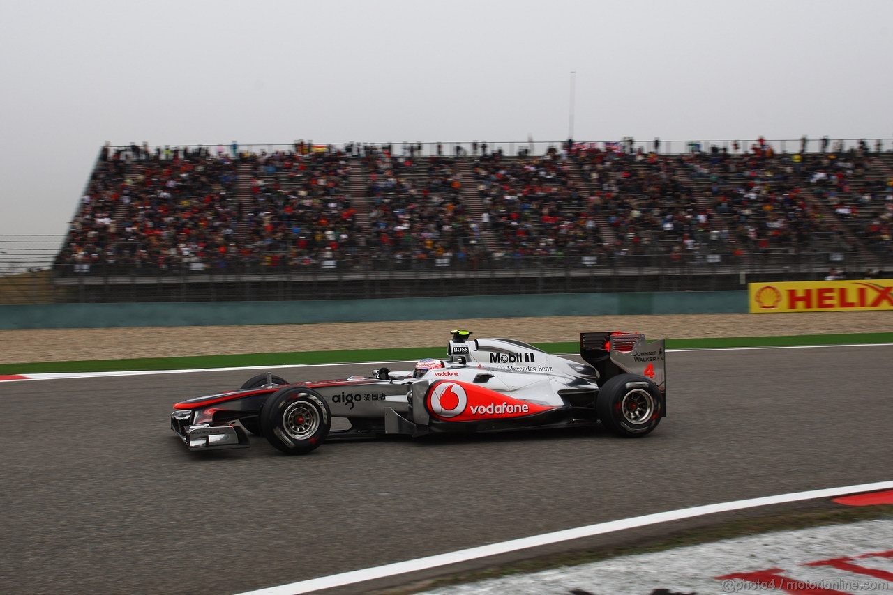 GP CINA, 16.04.2011- Qualifiche, Jenson Button (GBR), McLaren  Mercedes, MP4-26 