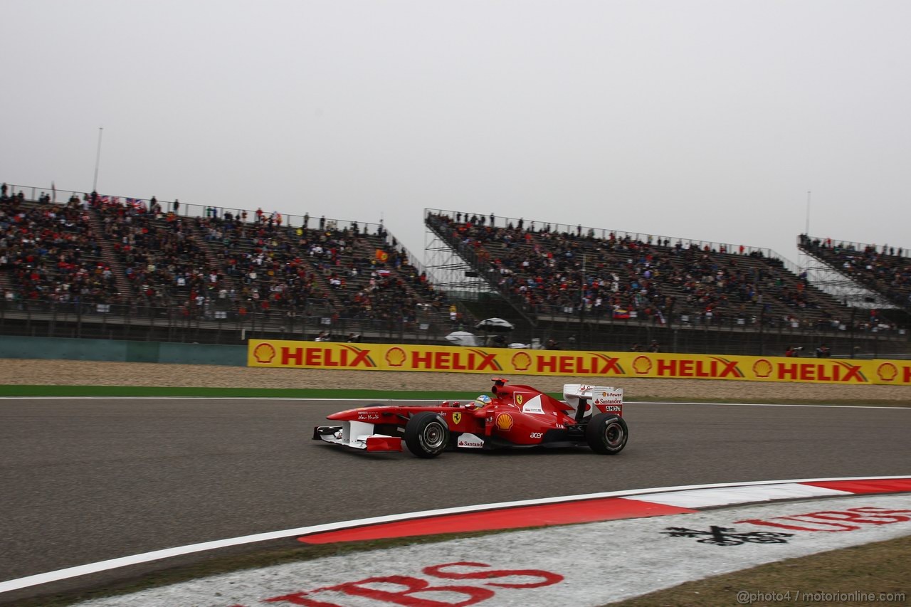 GP CINA, 16.04.2011- Qualifiche, Fernando Alonso (ESP), Ferrari, F-150 Italia 