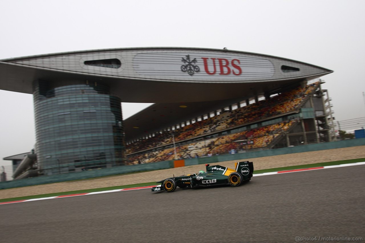 GP CINA, 16.04.2011- Qualifiche, Heikki Kovalainen (FIN), Team Lotus, TL11 