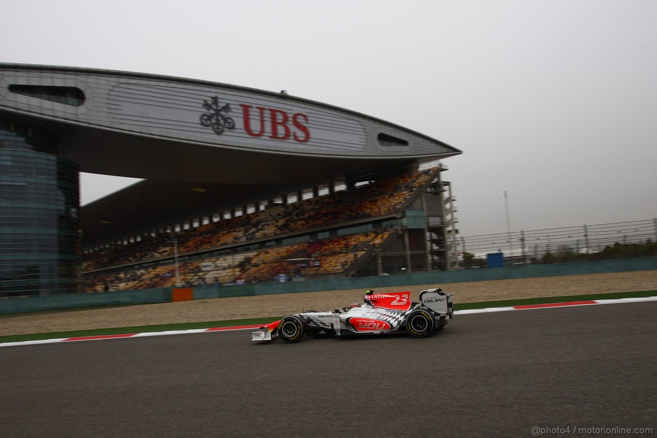 GP CINA, 16.04.2011- Qualifiche, Vitantonio Liuzzi (ITA), Hispania Racing F1 Team, HRT  