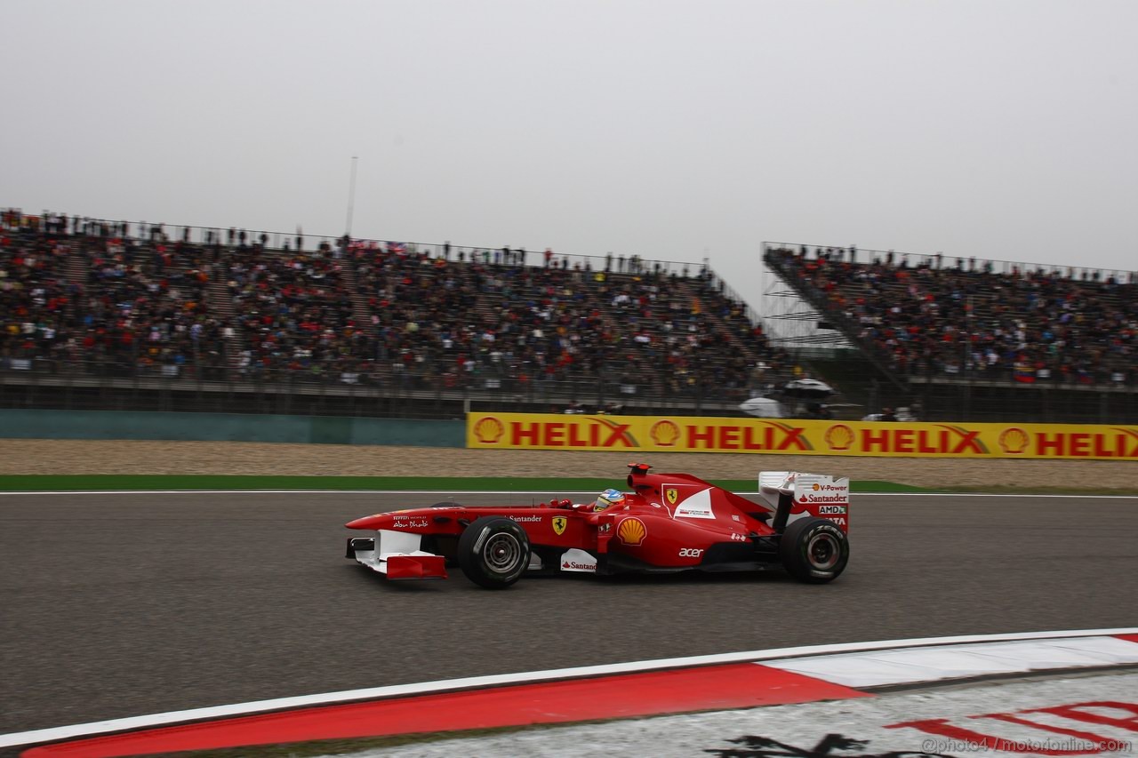 GP CINA, 16.04.2011- Qualifiche, Fernando Alonso (ESP), Ferrari, F-150 Italia