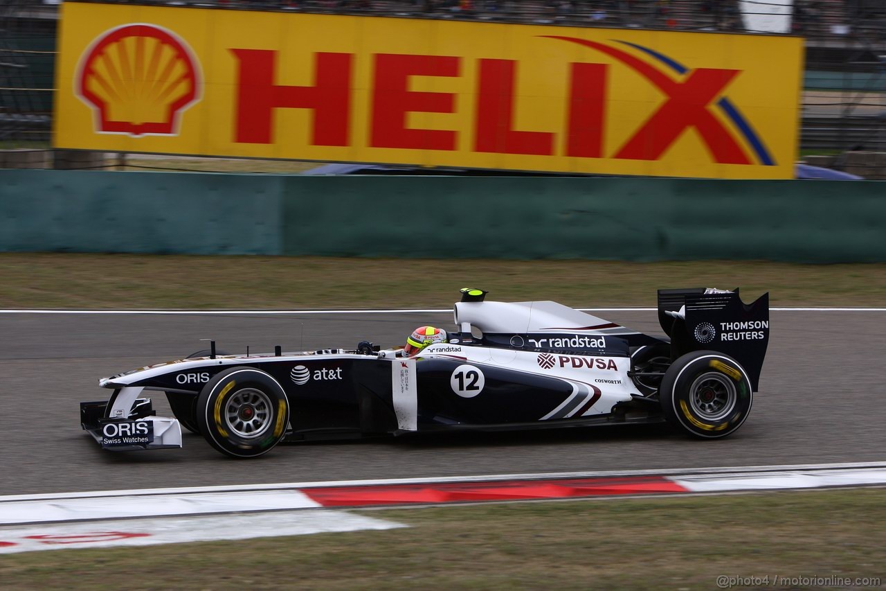 GP CINA, 16.04.2011- Qualifiche, Pastor Maldonado (VEN), Williams FW33 