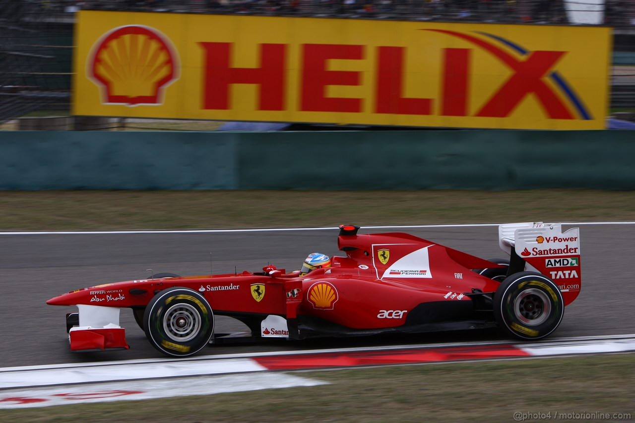 GP CINA, 16.04.2011- Qualifiche, Fernando Alonso (ESP), Ferrari, F-150 Italia 