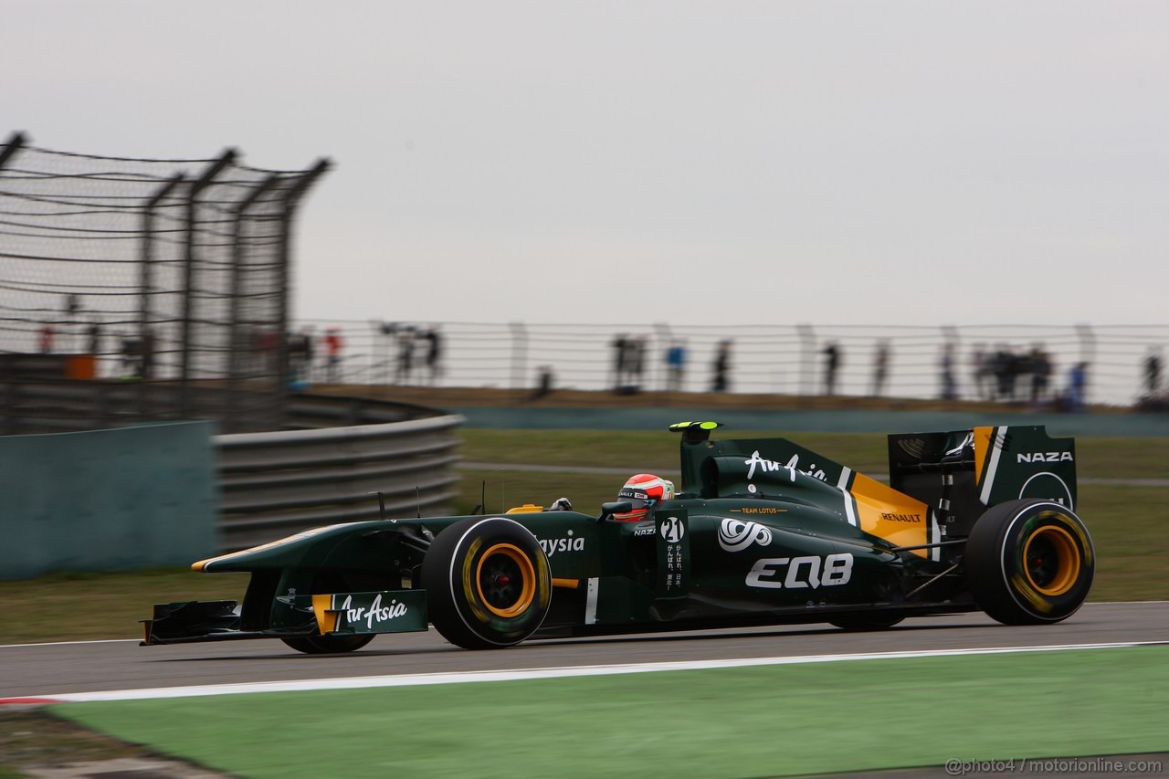 GP CINA, 16.04.2011- Qualifiche, Jarno Trulli (ITA), Team Lotus, TL11 