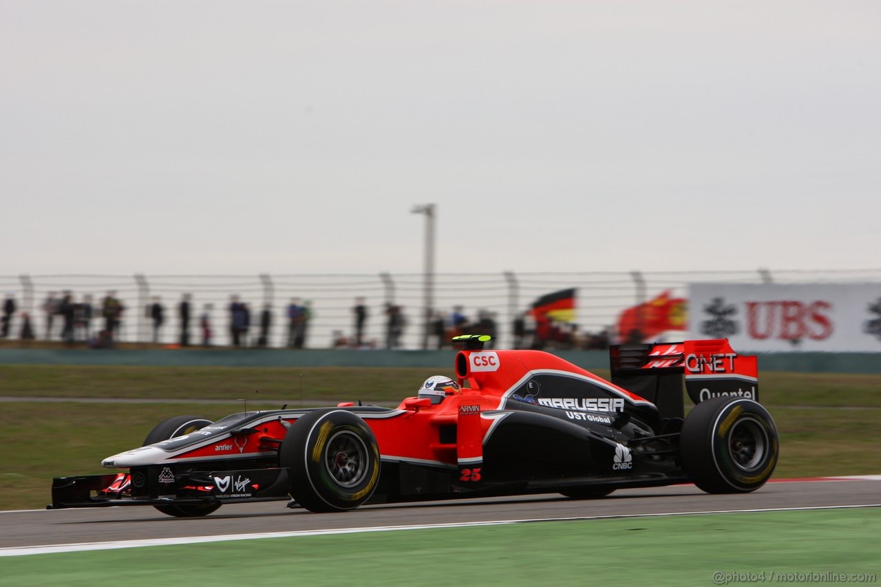 GP CINA, 16.04.2011- Qualifiche, Jerome D'Ambrosio (BEL), Marussia Virgin Racing VR-02 